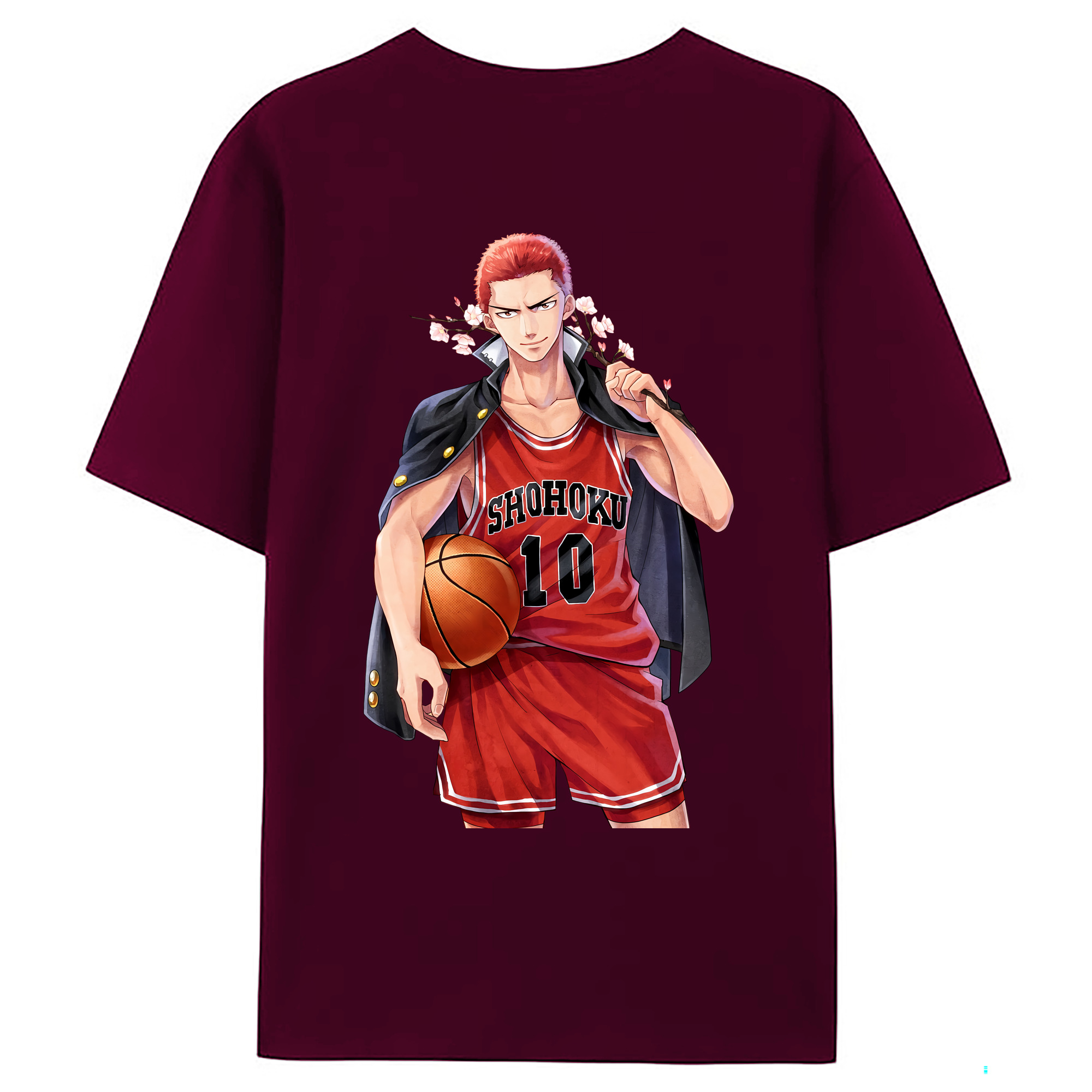 （画像用） SLAM DUNK／スラムダンク レディース半袖Tシャツ(バックプリント)
